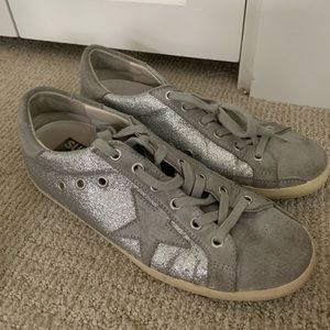 Silver Golden Goose Sneakers